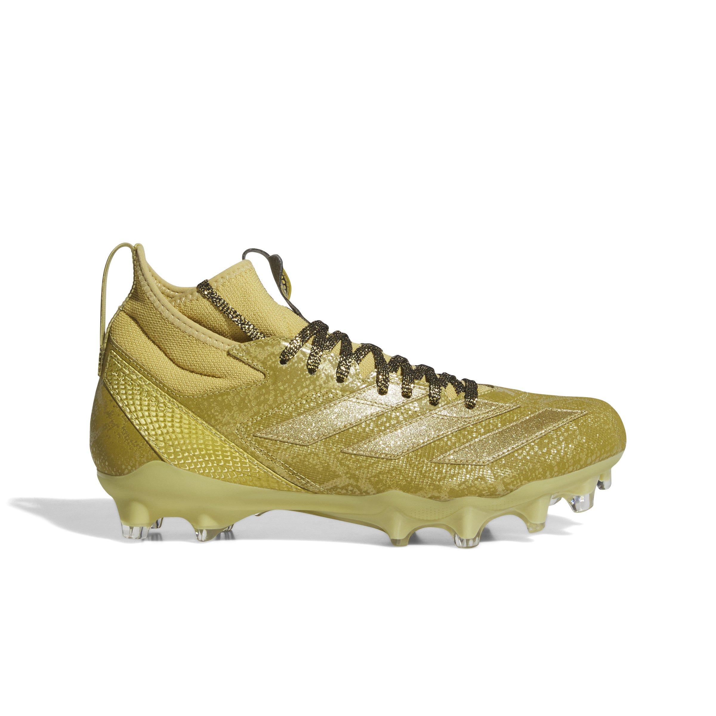 ゴールドラディッツ adidas Jafar Men's Adizero Lace Up Football Cleats - Gold/Black